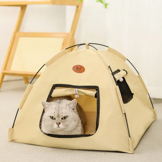 The Three-color Tent Nest with Its Own Door Curtain Four