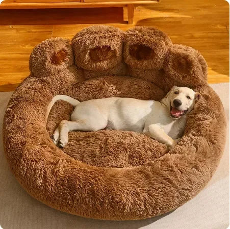 Large Plush Dog Bed Warm Pet Bed Basket with - MyPetDollar.com