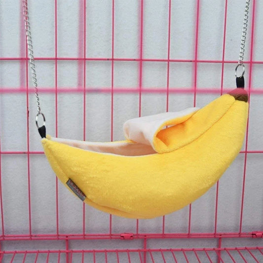Banana Hamster Bed House Hammock Small - MyPetDollar.com