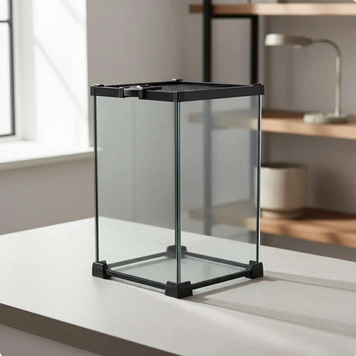 Glass Amphibian Terrarium Anti-Security - MyPetDollar.com