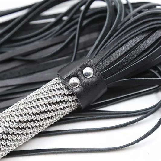 Crystal Handle Genuine Leather COW LEATHER - MyPetDollar.com