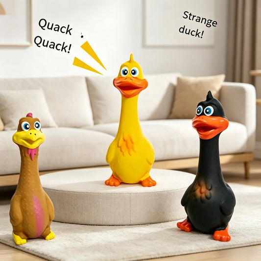Rubber Chicken Squeaky Pet Dog Toys for - MyPetDollar.com