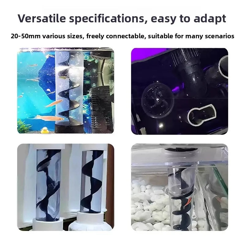 Spiral Sound Reduction Strip Aquarium Bottom - MyPetDollar.com
