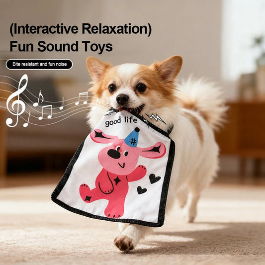 Pet Dog Chew Toys Crinkle Paper Squeaky - MyPetDollar.com