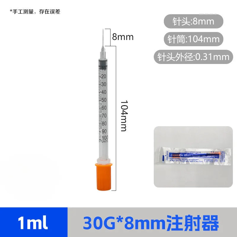 40/80PCS 0.3/0.5/1ML Disposable Plastic - MyPetDollar.com