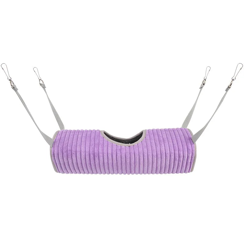 Hamster Tunnel Hammock Thickened Plush Cotton Nest for Small Pets