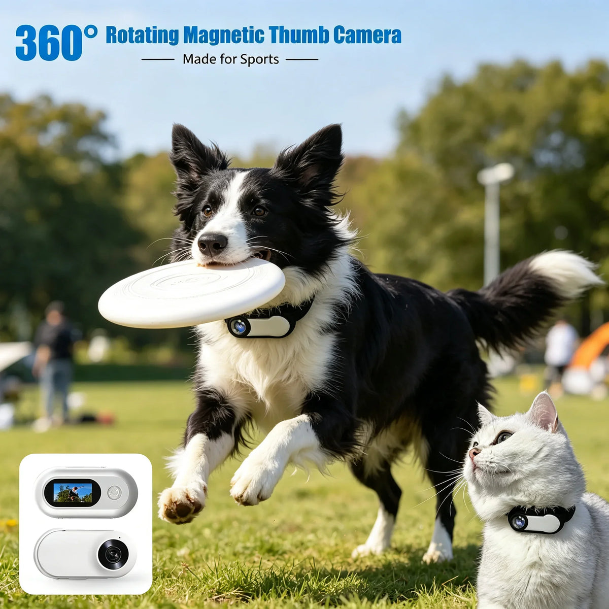 360°Rotation Pet Camera 120° Wide Angle Mini - MyPetDollar.com