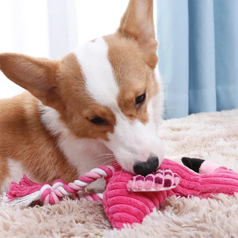 Animal Shape Squeaky Toys Plush Dog Toy Cute - MyPetDollar.com