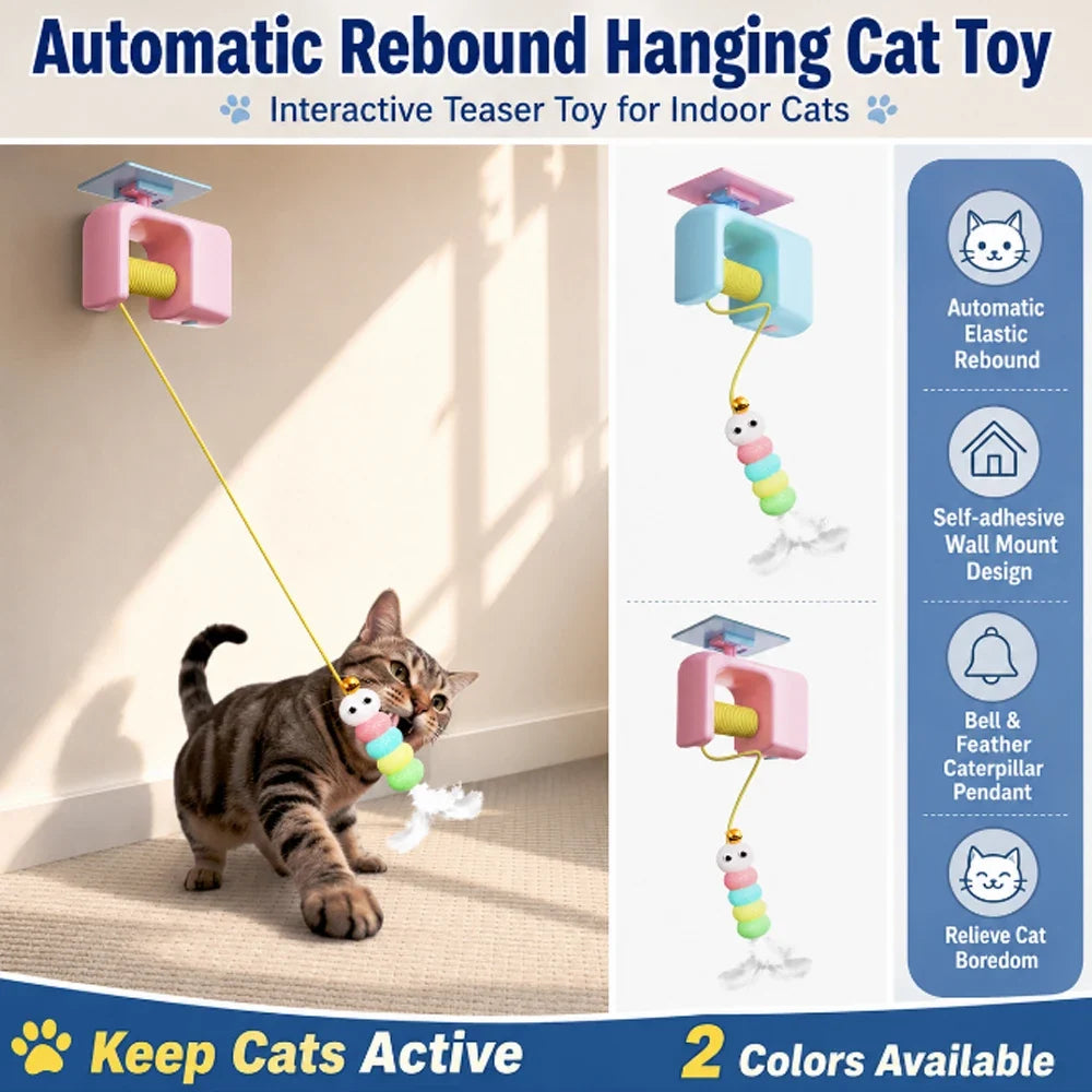 Automatic Rebound Hanging Cat Toy - MyPetDollar.com