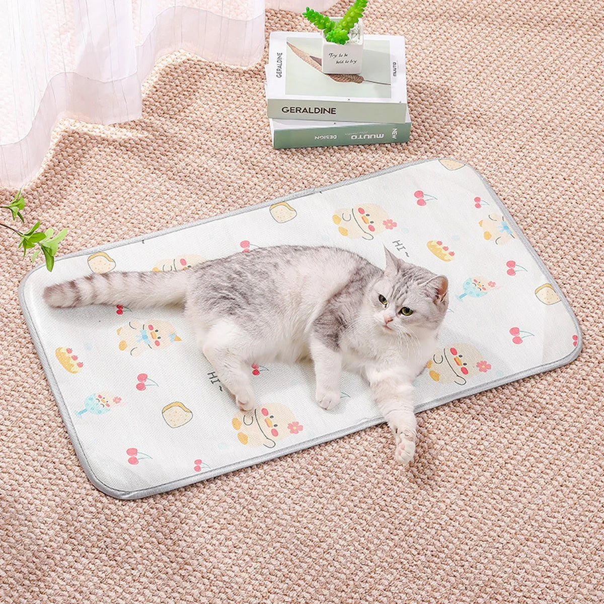 Pet Ice Silk Mat Summer Cooling Pad for Dogs - MyPetDollar.com