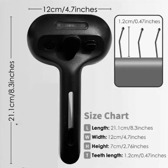 A Spray Cat Grooming Brush for Hair Removal and a Self Cleaning
