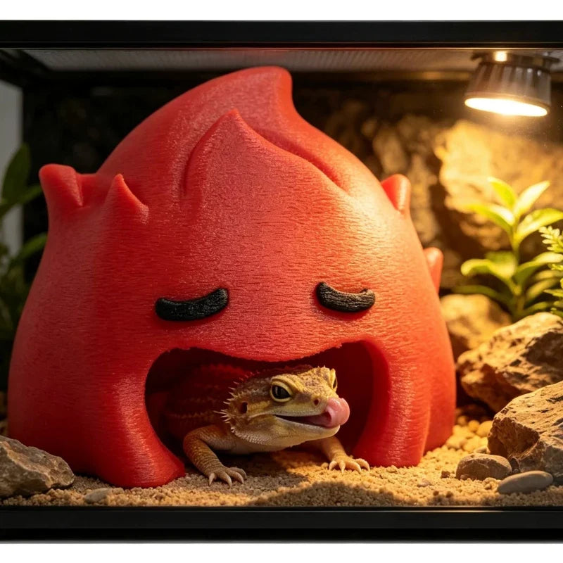 3D Printed Reptile Hideout Cave for - MyPetDollar.com