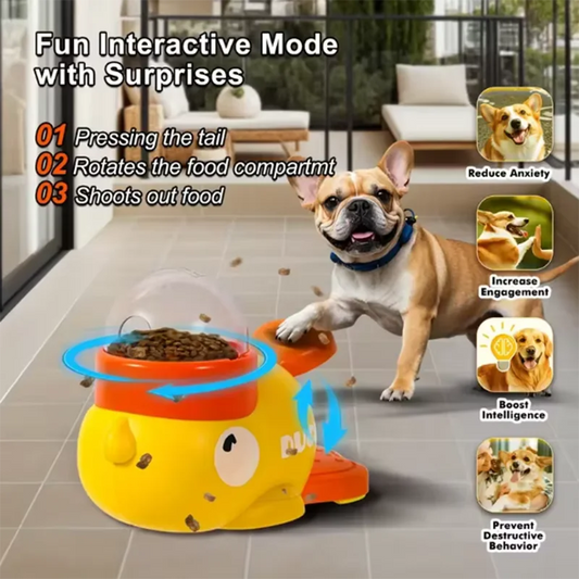 Little yellow duck pet leaking device pet - MyPetDollar.com