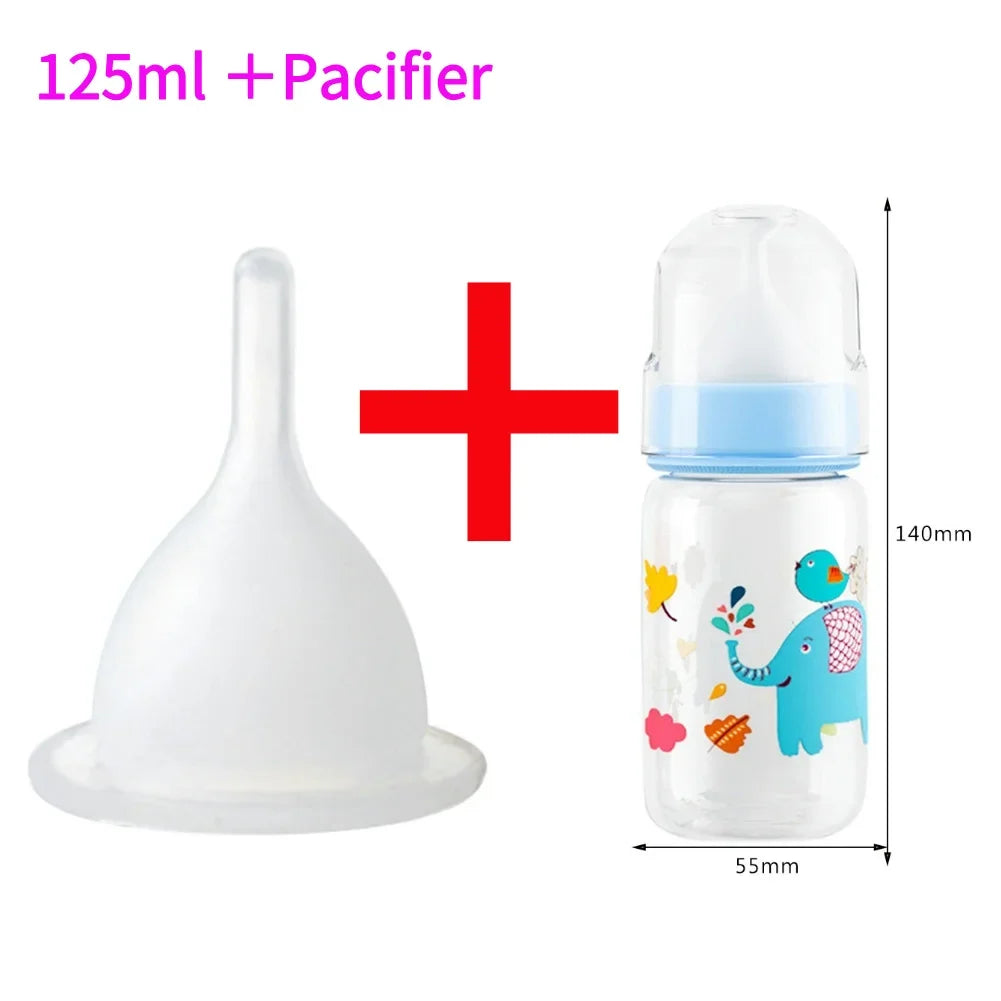 Small Pet Feeding Bottle 60ml 125ml Baby Cat & Dog Food Feeder