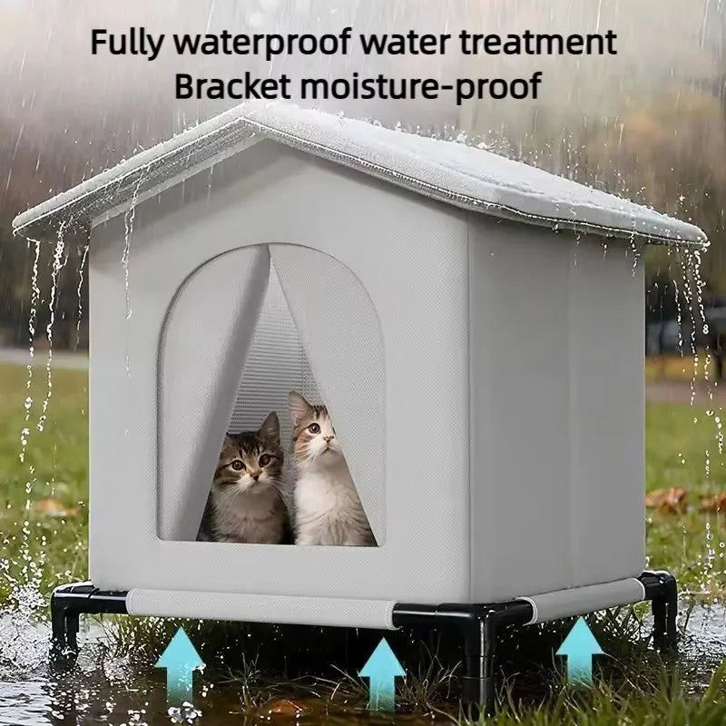 Waterproof Pet House Dog Cat Cave Bed Winter - MyPetDollar.com