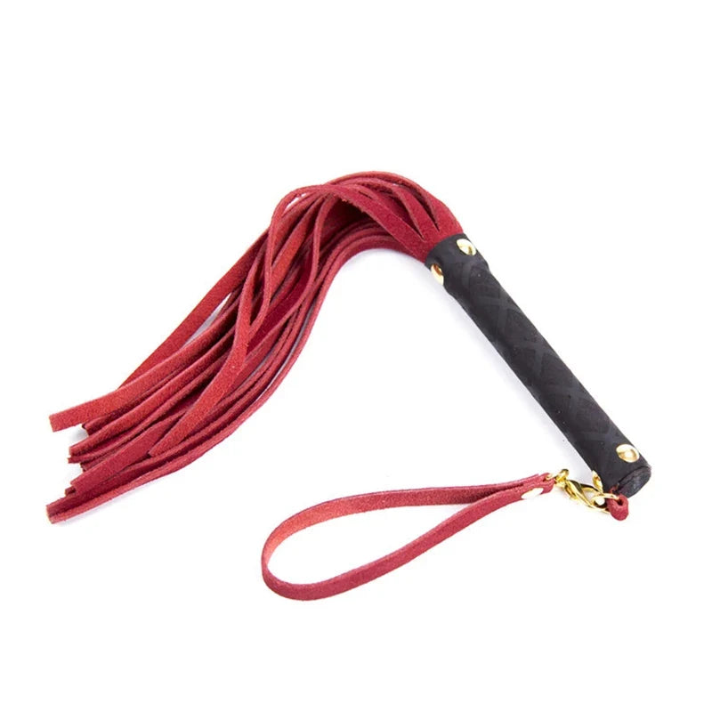 27cm Leather Tassels Mini Horsewhip Riding Crop – Horse Supplies