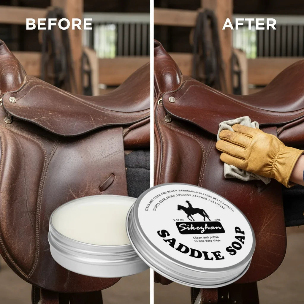 100G Saddle Soap Leather Cleaner Conditioner - MyPetDollar.com