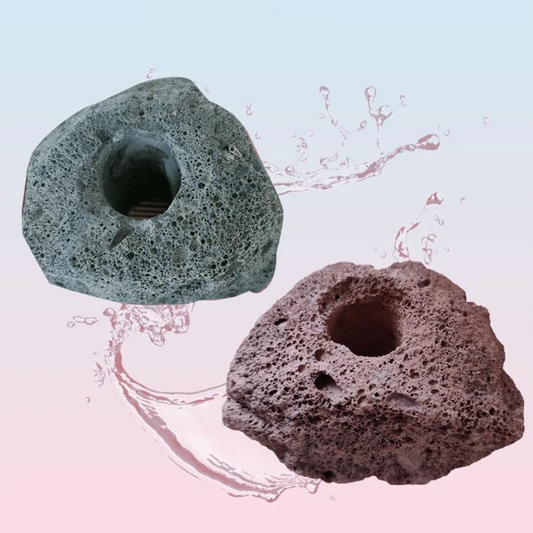 Black Volcanic Aquarium Decoration Fish Tank - MyPetDollar.com