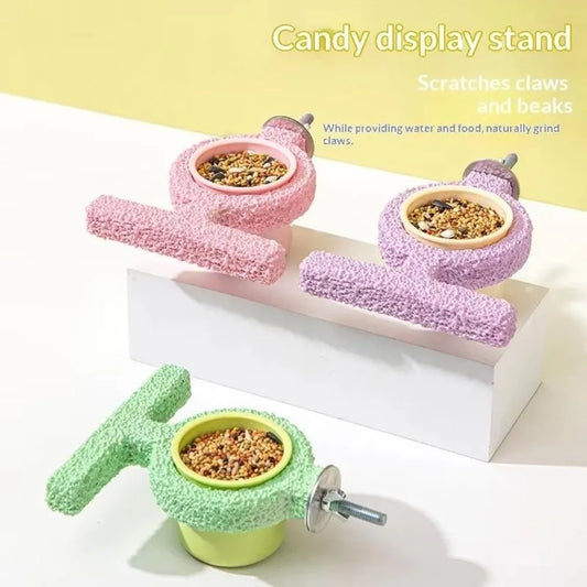 Resin Bird Cage Feeder Jumping Platform - MyPetDollar.com