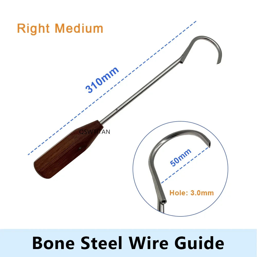 Orthopedic Wire Guider Passers 3mm Holes Stainless Steel for Dogs