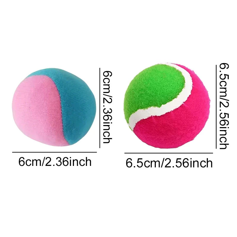 3-12PCS/Set Soft Hard Sticky Ball Balance - MyPetDollar.com
