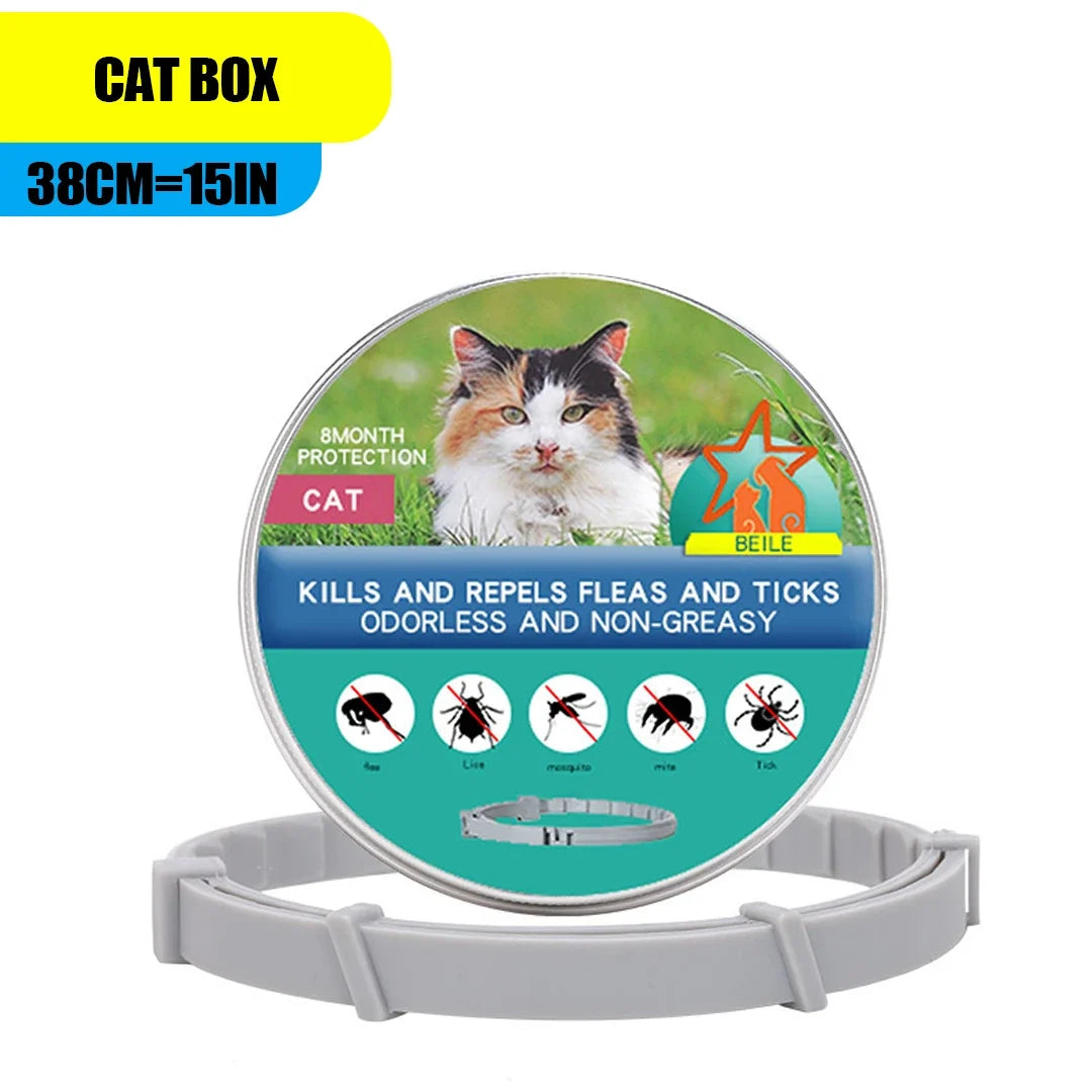 Dog Anti Flea and Tick Collars Pet 8 Month Protection – 6 Colors