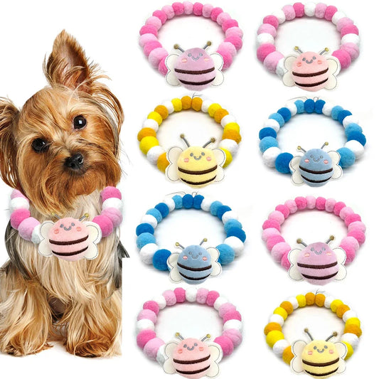 12pcs Small Middle Large Dog Bowties Bee - MyPetDollar.com