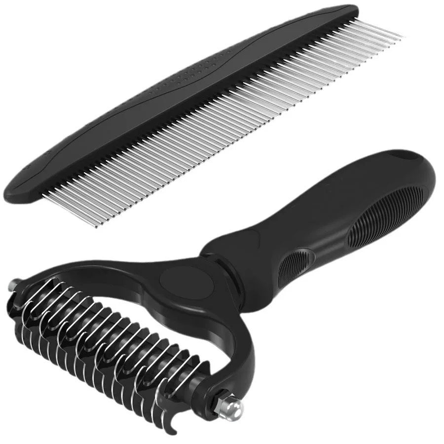 Pet Knot Comb, Dog Hair Removal 2-in-1 – Dog Supplies