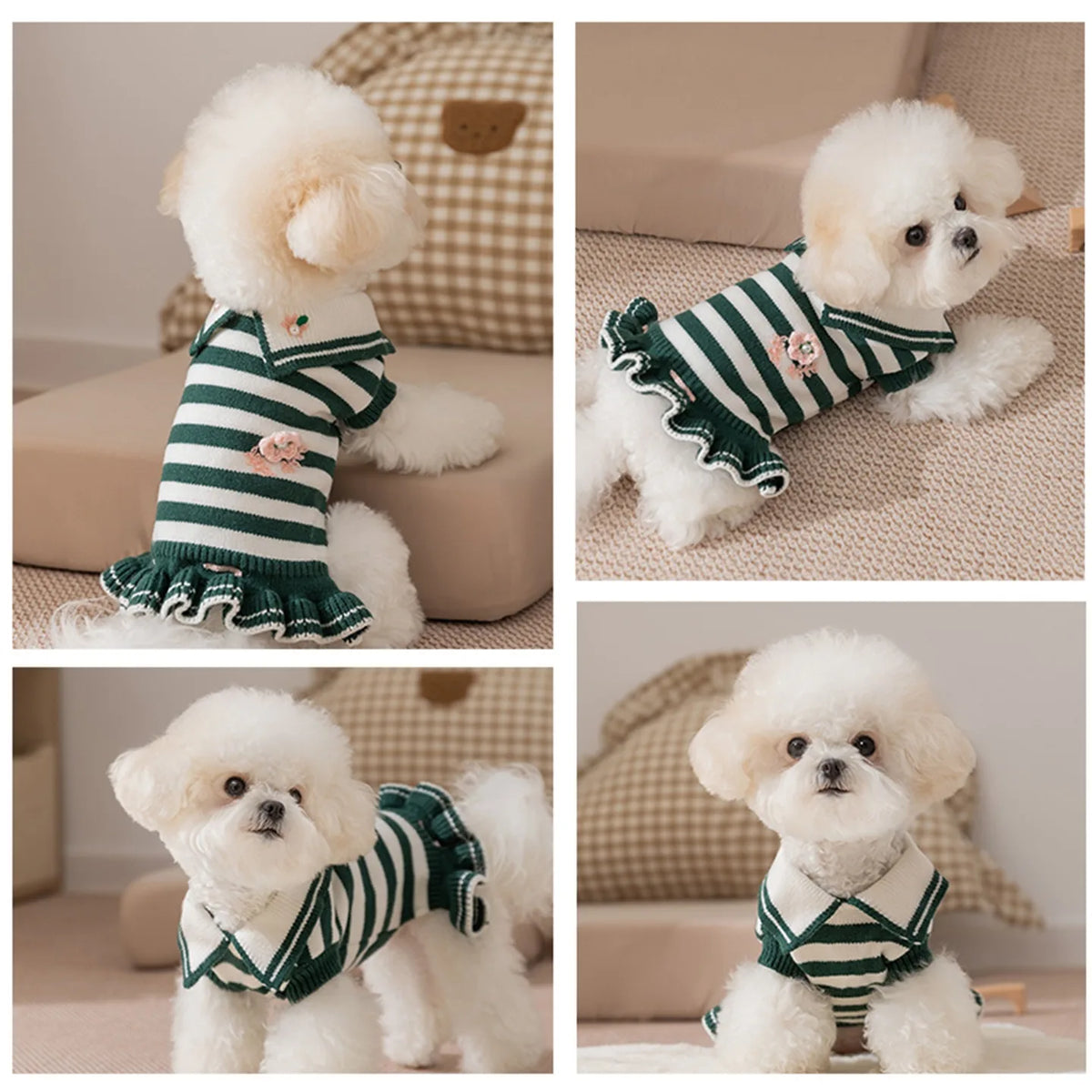2025 Princess-Style Pet Fleece Dress Teddy - MyPetDollar.com