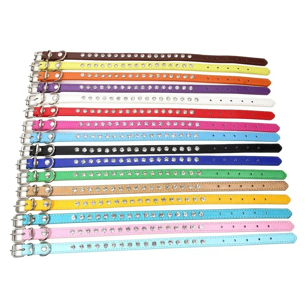 Personalized Rhinestones Dog Collar 16 - MyPetDollar.com