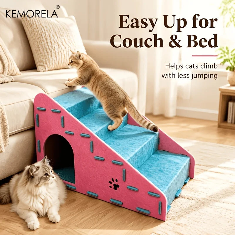 3-in-1 Cat Climbing Ladder With Cat Nest And - MyPetDollar.com