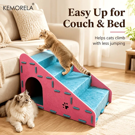 3-in-1 Cat Climbing Ladder With Cat Nest And - MyPetDollar.com