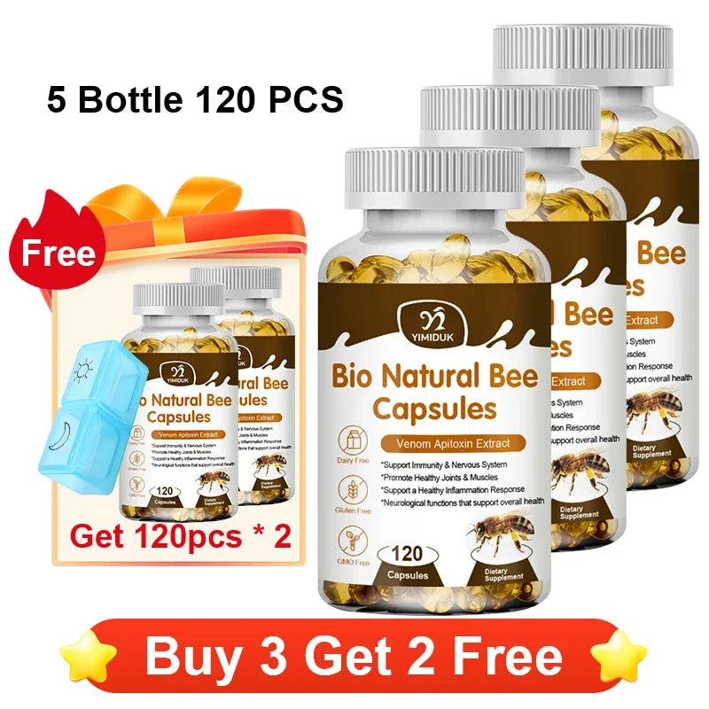 Bee Venom Capsules, with Glucosamine – Beekeeping