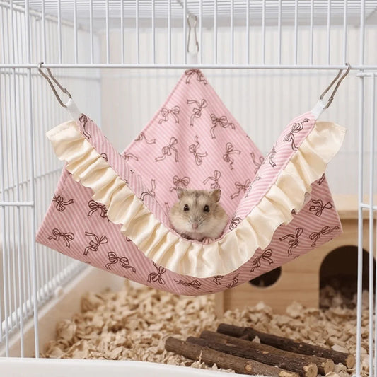 Hanging Breathable PET Hammock Metal Corner - MyPetDollar.com