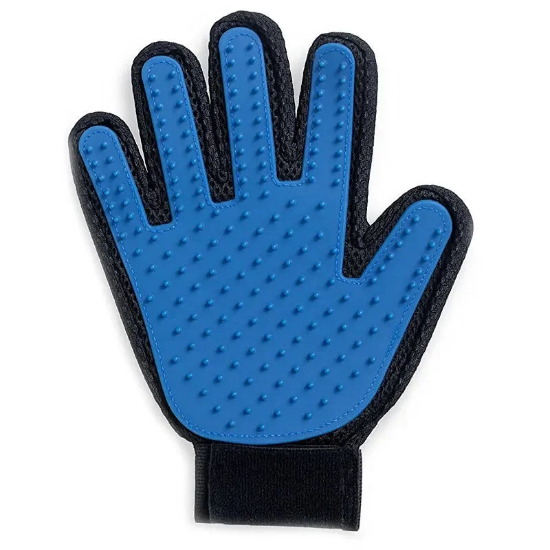 Silicone Pet Grooming Gloves Cats Hair Brush - MyPetDollar.com