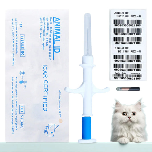 2.12 1.4 Pet Electronic Tag, Cat and Dog Chip Rfid134 (3 colors)