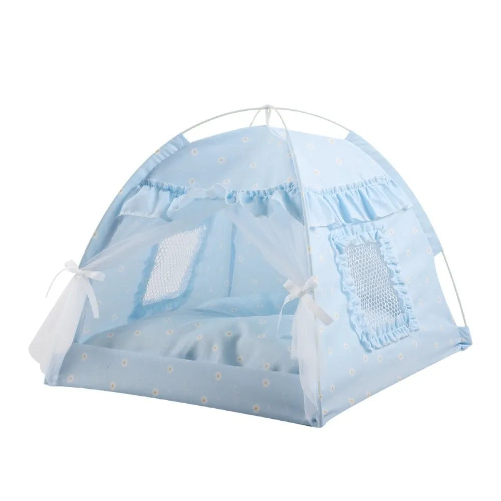 Ventilate Foldable Princess Cat Bed - MyPetDollar.com