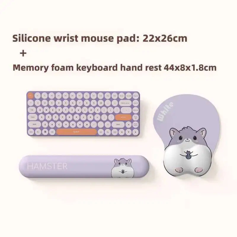 Kawaii Animals Style Girl Ergonomics Mouse - MyPetDollar.com