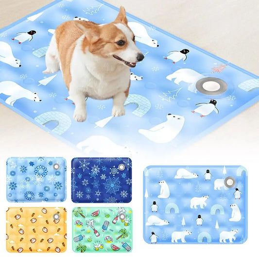Pet Ice Pad Summer Cooling Mat For Dogs And - MyPetDollar.com