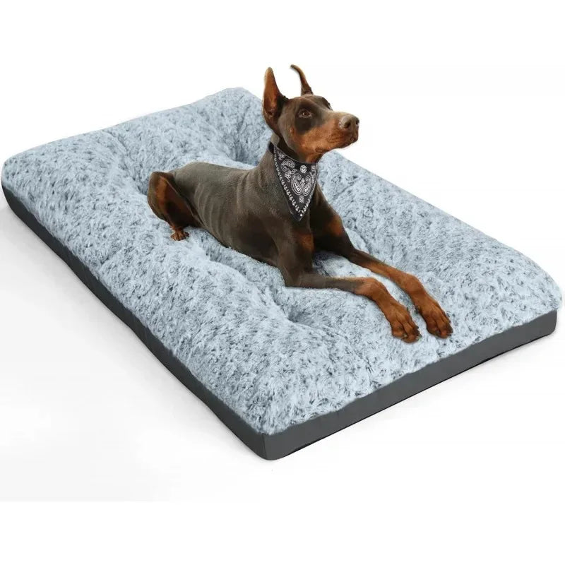 Fluffy Dog Bed Baskets Medium Small Crate