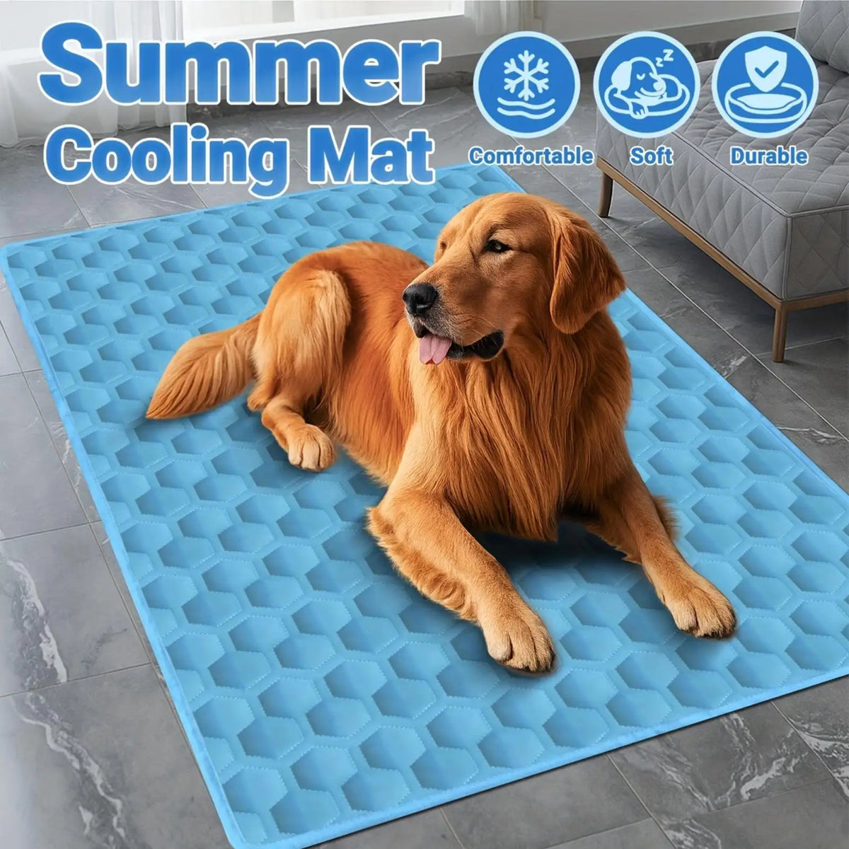 Cooling Mat for Dogs Summer Washable - MyPetDollar.com