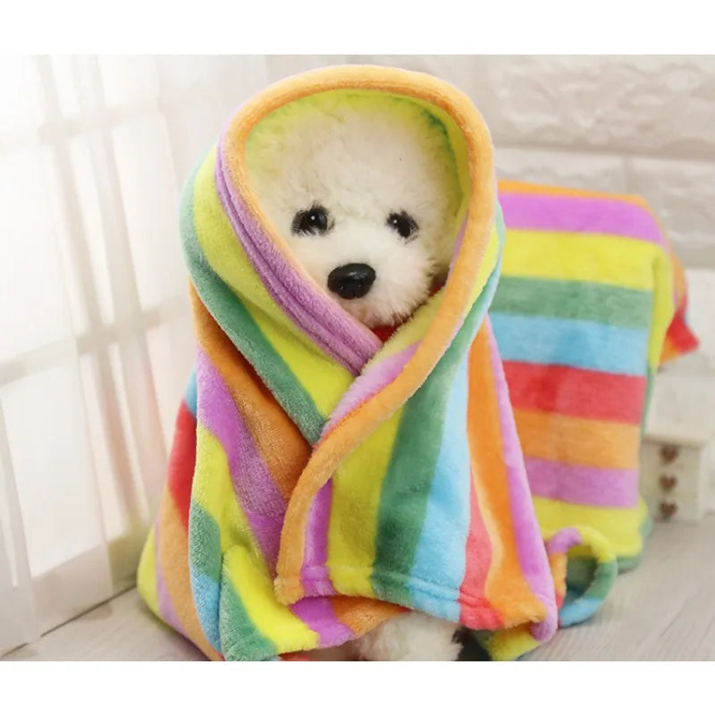 Flannel Warm Pets Cat and Dogs Blankets for - MyPetDollar.com