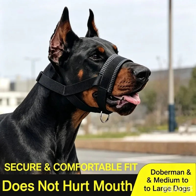 Dog Mouth Muzzle Anti Bark Dog Collar - MyPetDollar.com
