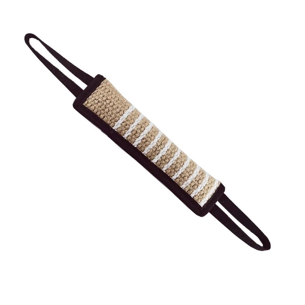 Interactive Tug Toy for Dogs Jute with 2 Strong Handles Lasting Training
