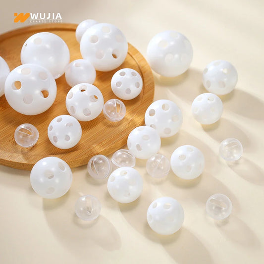 30/50/100pcs Plastic Rattle Bell Balls - MyPetDollar.com