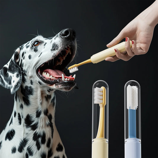 2in1 Cleaning Dog toothbrush Soft Hair Pet - MyPetDollar.com