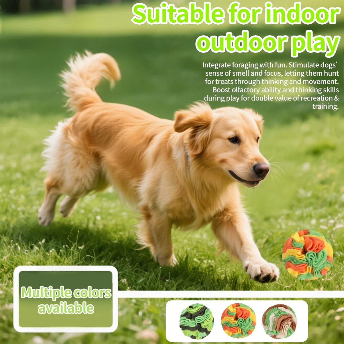 Pet Snuffle Ball for Dogs, Interactive - MyPetDollar.com