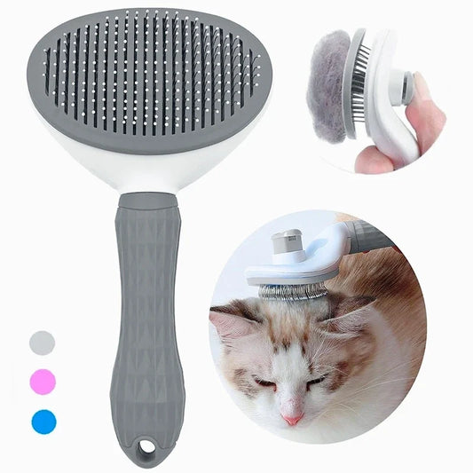 Cat Comb Self Cleaning Pet Hair Remover - MyPetDollar.com