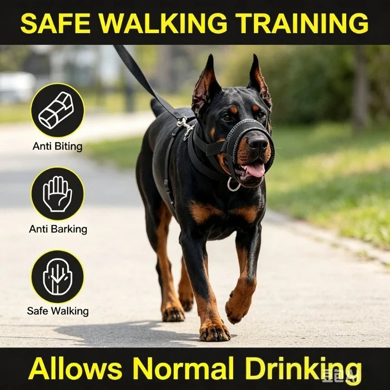 Dog Mouth Muzzle Anti Bark Dog Collar - MyPetDollar.com