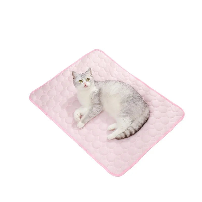 Pet Summer Ice Silk Mat Cooling Sleeping Mat - MyPetDollar.com